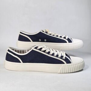 PF Flyers Center Lo Sneakers Men's 11 Women's 12.5 Navy Blue Canvas Retro Shoes
